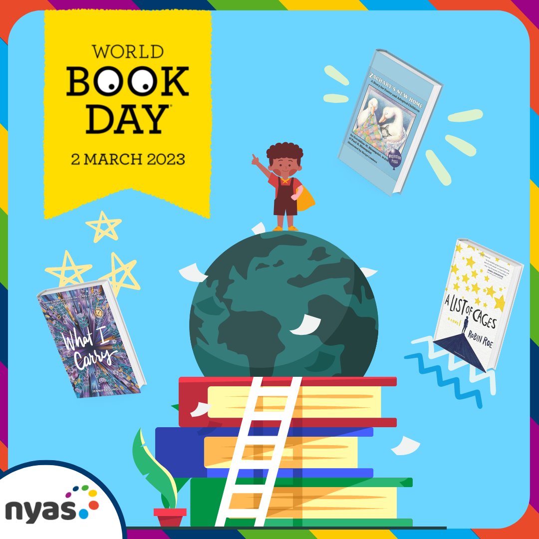 🎉Today is #WorldBookDay

📚Here are some of our favourite books that share insights from the care system:

'Zachary's New Home' - Geraldine &amp; Paul Blomquist (ages 4-8)
'What I Carry' - Jennifer Longo (12+)
'A List of Cages' - Robin Roe (13+)

#Reading #Books #EveryChildMatters