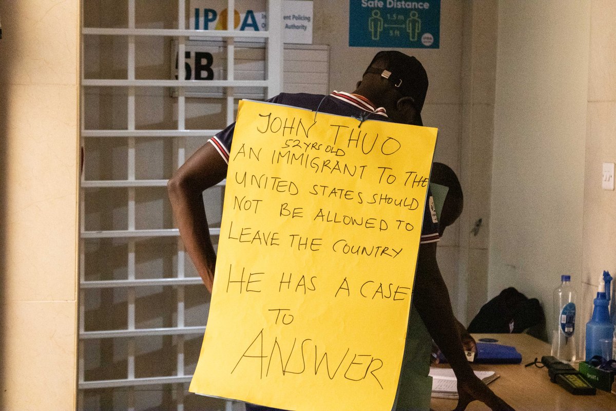 Shadrack Avugwe, a graphic designer, is protesting the police's refusal to forward his case involving malicious damage to his property by his landlord in Nakuru, Kiamaina ward. He's demanding justice and has reported the matter to <a href="/IPOA_KE/">IPOA</a>  <a href="/PoliceKE/">Kenya Police Service</a> <a href="/NPSC_KE/">National Police Service Commission - Kenya</a>
 #JusticeForShadrack