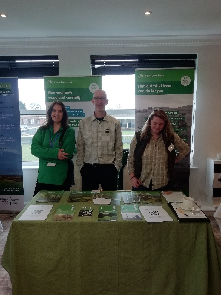 Helen_Moore1's tweet photo. .@ForestryComm colleagues are delighted to join
@NicholsonsCA at the #FarmingForum 2023, in partnership with @PGMandCo
Looking forward to sharing the #casefortrees π³π² https://t.co/yOyMdfyEdy