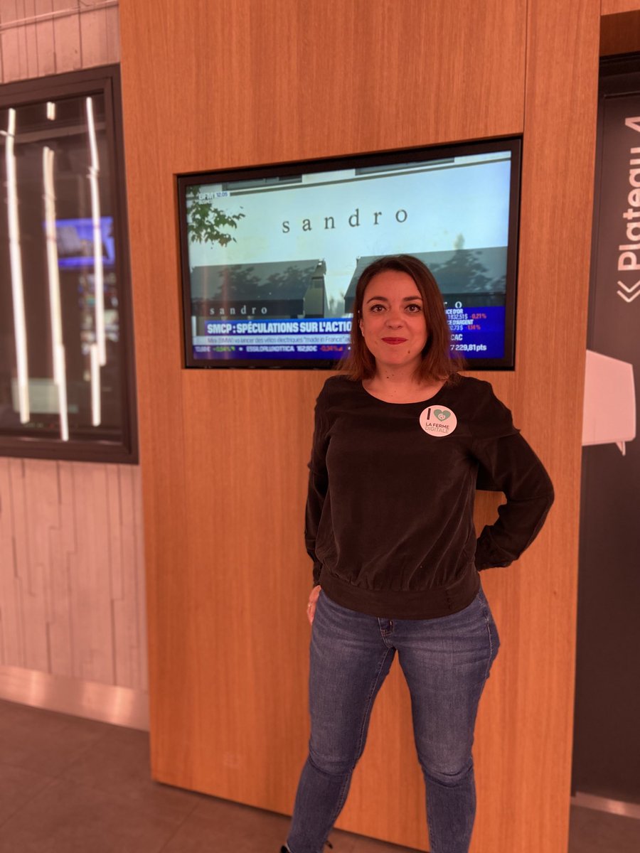 Ludivine Alenda en direct dans 5 minutes sur ⁦<a href="/bfmbusiness/">BFM Business</a>⁩ pour parler de la ⁦<a href="/FermeDigitale/">La Ferme Digitale</a>⁩ #SIA23