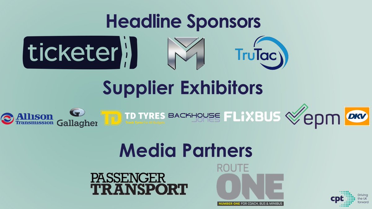 Four weeks to go until the #UKBusCoach23 Conference in Birmingham. A massive thanks to all our sponsors who have come on board to support the event including headline sponsors <a href="/Ticketer_UK/">Ticketer</a> <a href="/mellorcc/">Mellor</a> &amp; <a href="/TruTac/">TruTac</a>. 

Find out more: ukbuscoachconference23.co.uk