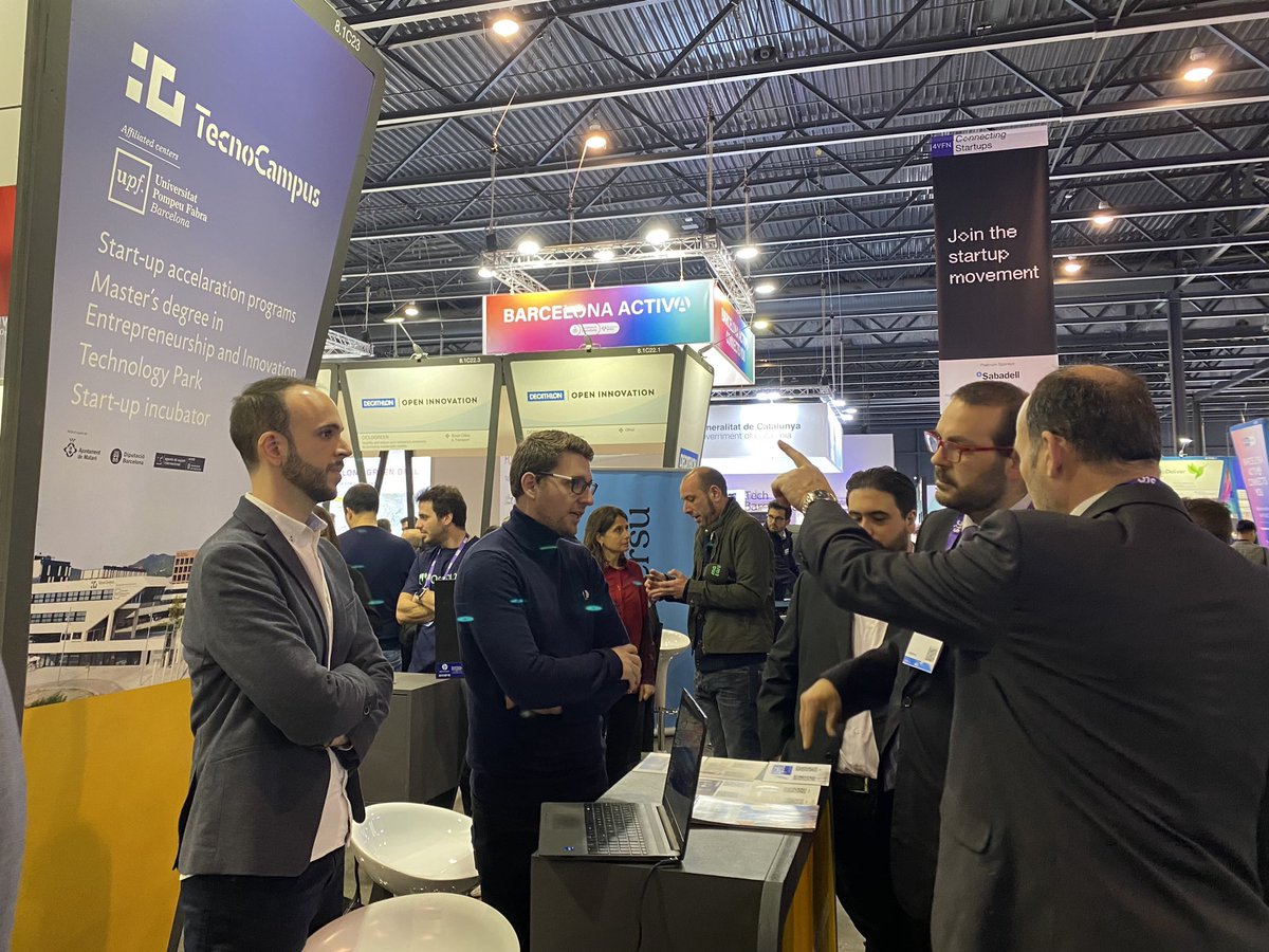 AreaEmpresa's tweet photo. 🚀Últim dia al #MWC2023! Les nostres #startups n’estan traient el màxim profit a l'#estand del @TecnoCampus.🔝
@BielGlasses, @CactusIot, #Cocopool, #Coresyshealth, #Eholo @flappin_co, #Winahost i @wipassofficial
#4YFN23 @4YFN_MWC @MWCHub @MWCapital https://t.co/UVJhDOsKzF