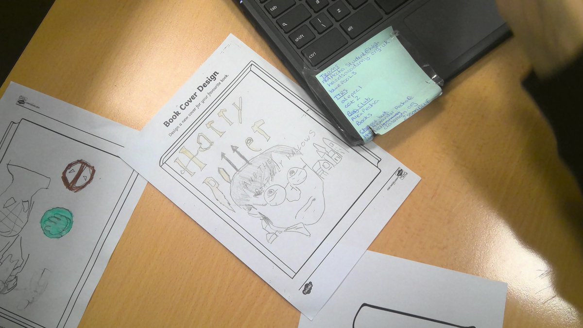 We redesigned and created book covers and blurbs for our favourite stories, practising our creativity, imagination and summarising skills. <a href="/High_Hazels_Ac/">High Hazels Academy</a>