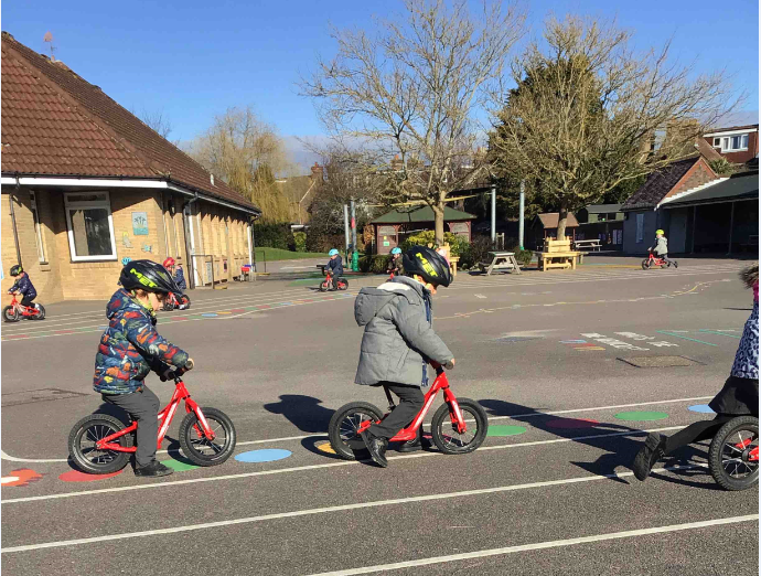 TrafalgarInfant's tweet photo. The Reception children have thoroughly enjoyed the Balance Bike training. https://t.co/VmzAeQFVYd