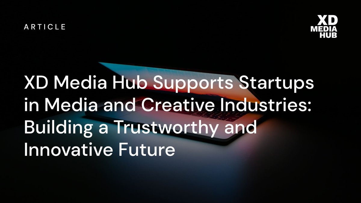 XDMediaHub's tweet image. 📢 Curious about the creative economy? 🌐 Our latest article explores how the XD Media Hub supports deep tech startups in media and creative industries to innovate and grow! 🤖
💡 Check it out bit.ly/3KP0jMj
#xdmediahub #creativeeconomy #deeptech #startups #innovation