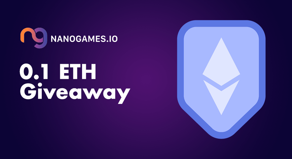 #sponsored Are you ready for a NanoGames #Giveaway! Just follow these easy steps ✔️ RT & Follow @nanogamesio ✔️ Join us on nanogames.io/i-giveaw-n/ ✔️ Comment your username 🏆 Prize: 1x 0,1#ETH ⏳Ends in 72 hours! The prize will be sent to your #Nanogames account! #BNBChain