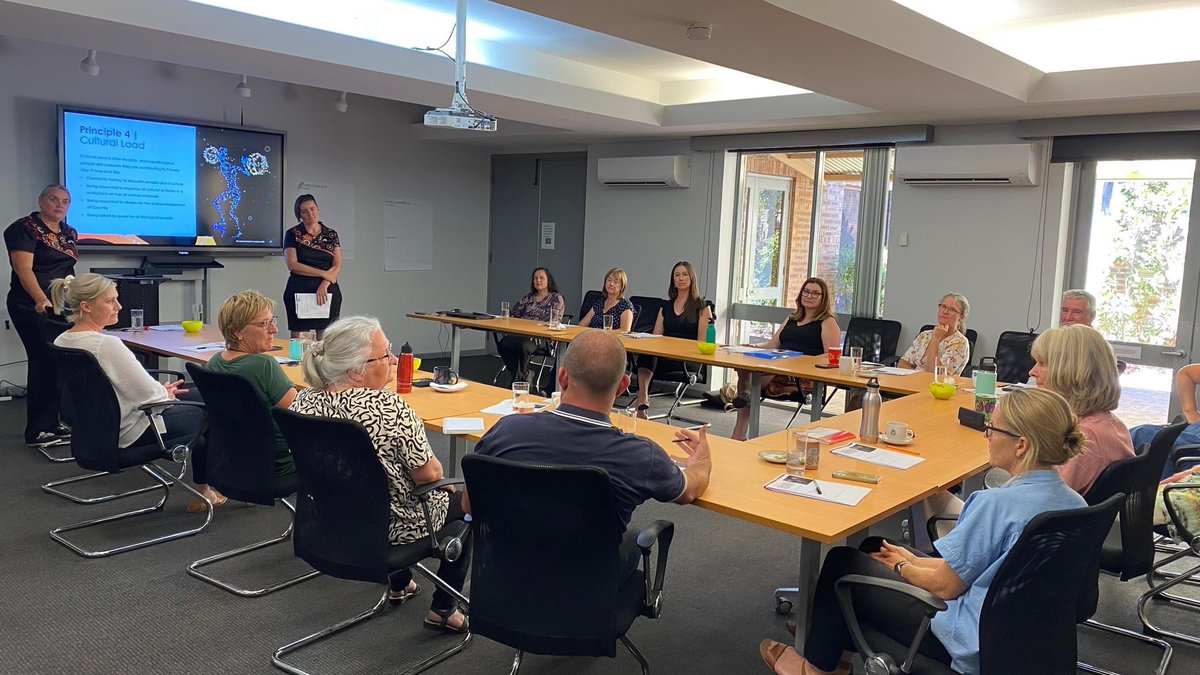 southwestnrm's tweet photo. We'd like to say a huge thank you to Danie and Nina from @ips_management for a fantastic event yesterday. They provided the SWCC team with insights into Aboriginal and Torres Strait Islander culture and helped us to develop a draft Cultural Safety Plan. ⚫️🟡🔴 https://t.co/xTQBtm8vgZ