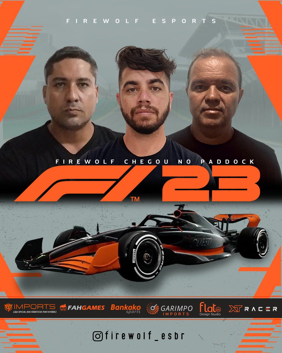 firewolf_esbr's tweet photo. Conheça nossa equipe de #Formula1 no #esports
🐺🔥#GOWOLF https://t.co/YAeu1x4cH0