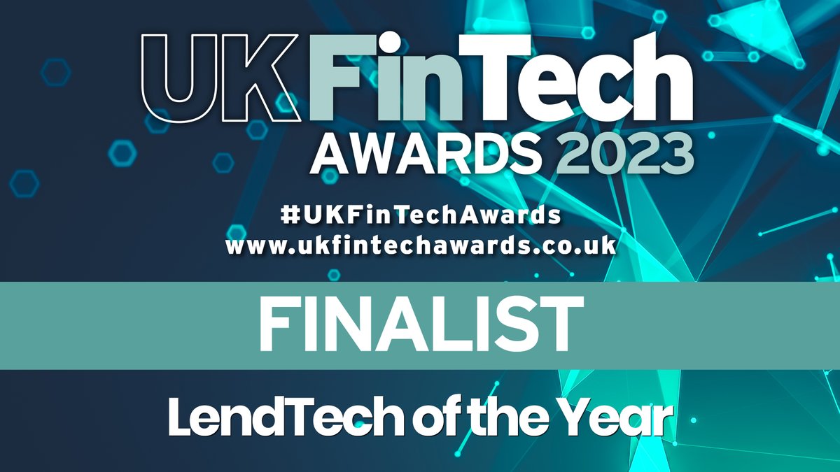 Brilliant news! We have been shortlisted as finalists in the LendTech of the Year category for the #UKFinTechAwards.

We’re proud of the tech solutions we offer, so it’s especially satisfying to earn this shortlisting for something we feel passionate about!

#Fintech #LendTech