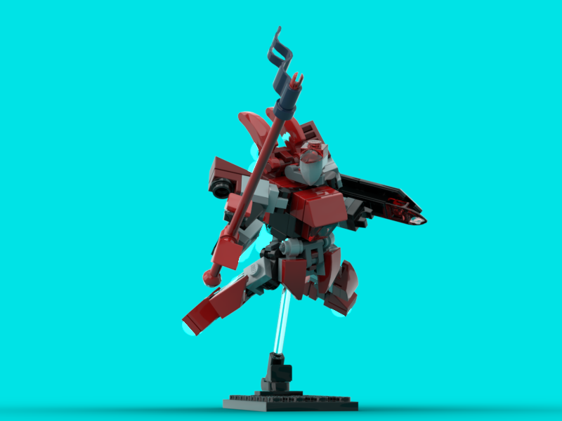 Returnethtobase's tweet photo. HT-0XP1 Space Demonstrator &amp; HT-0XP2 Ground Demonstrator, the first 2 Jacaranda mobile frames revealed by Dramstellar to the public. The heads &amp; chests (plus the P2's shield) contain trial data collection systems for R&amp;D. #mfz #mf0 #lego #Mecha https://t.co/WlnmTJc9UJ