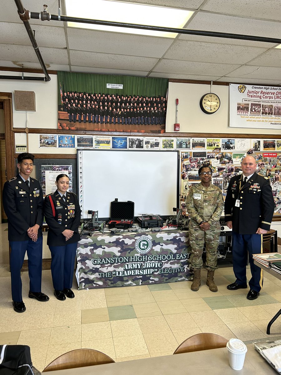 CHSEPrincipal's tweet image. It was an honor to have Colonel K. Daffin, 2nd Brigade for the U.S. Army Cadet Command, visit and speak to our JROTC program at East.