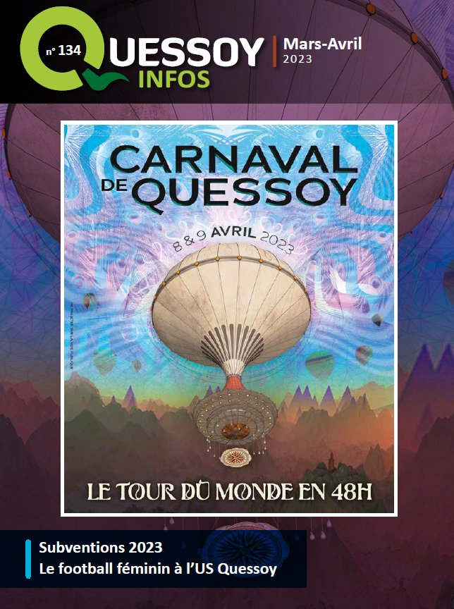 🆕 Le #magazine #Quessoy 📰 Infos de mars avril est en ligne.
Vous pouvez le consulter sur le site 💻📱internet de la commune.
quessoy.com/Magazine-quess…
Bientôt en version papier 📰dans vos boites aux lettres 📬