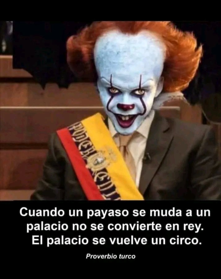 luisguti1978's tweet photo. @ImpactoVE Así o más claro payaso https://t.co/N2jkI12pHt