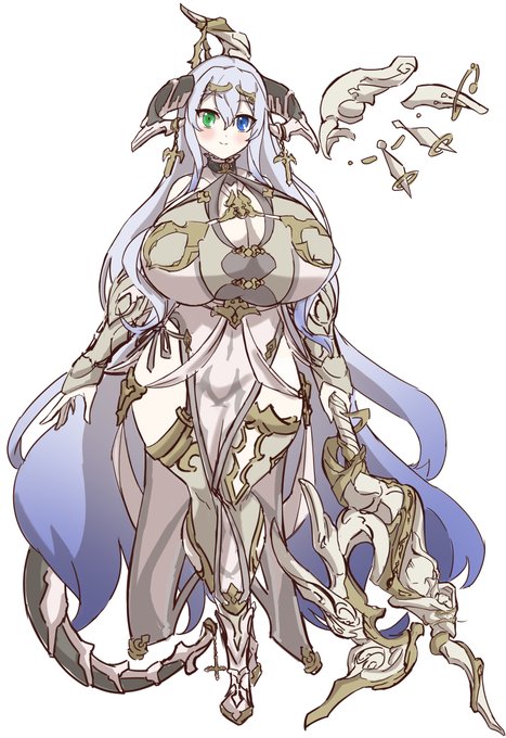 オリキャラデザインラフ
天の竜女 