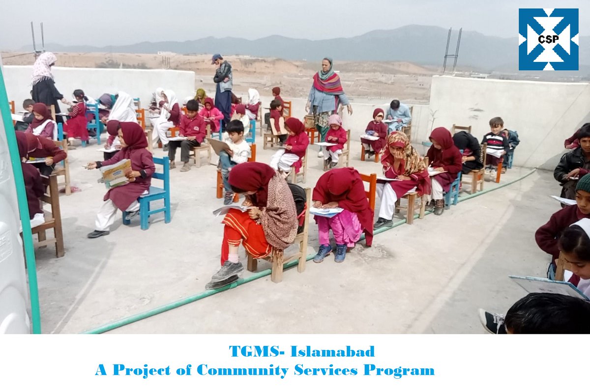 CSP_Pak's tweet image. #CSP has a strong believe on  "Education is the Key to Success". We are working on education for those who are struggling to continue their education. To ensure quality, Community Services Program - CSP is implementing a project namely #TGMS in #Kashmir , #Islamabad and #Punjab.
