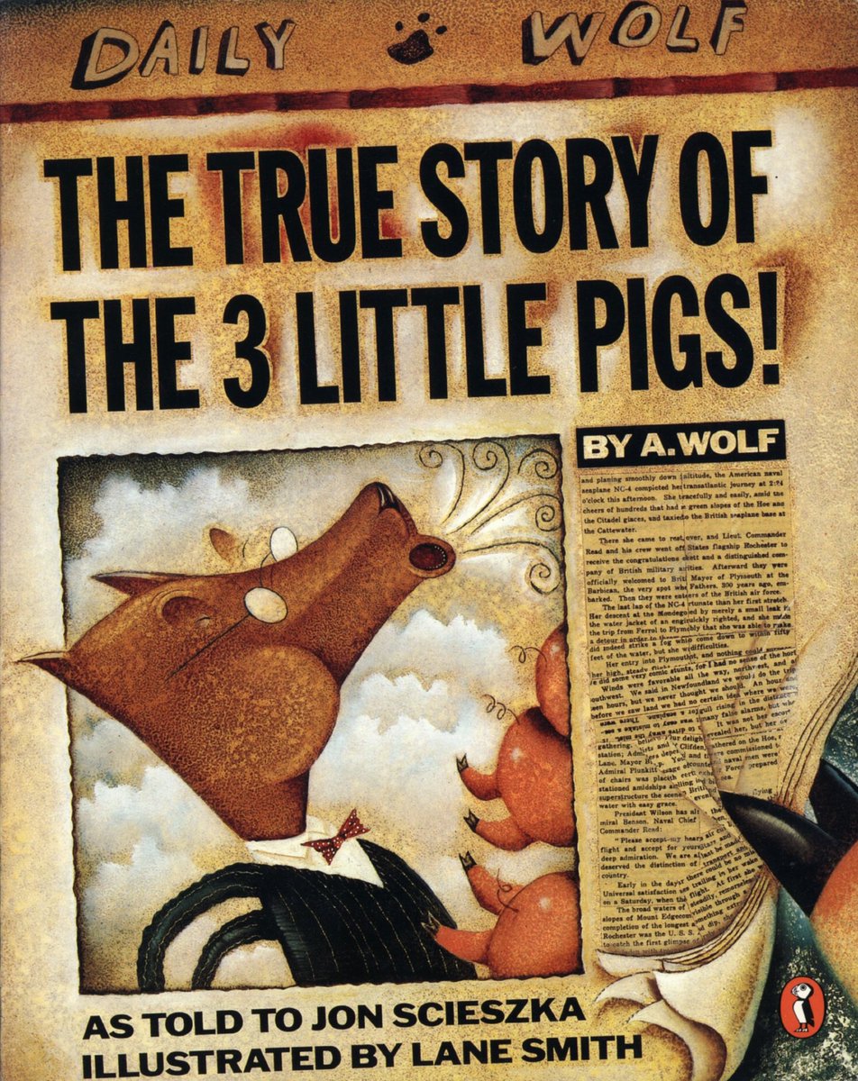 'Grandma had underlying health problems.' 'The Great Good Wolf had chronic fatigue syndrome.'  After reading ‘The True Story of the Three Little Pigs’, the children became lawyers in Fairytale Court to defend Wolf his case against Little Red and co.
#WBD23 #TSPReading 📚