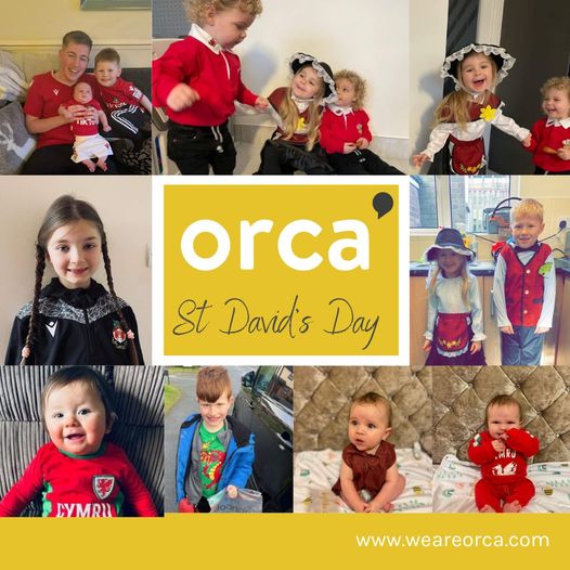 Here are some of our little Orca kiddywinks celebrating St David's Day in style. Their Orca mummy's and daddy's are super proud of their little ones. #stdavidsday #callanswering #family