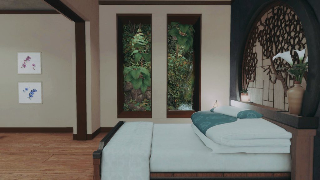 [blue sunset - S]
A hingan-modern style build, somewhere soft and cosy :D

Chaos / Louisoix / Shirogane / W20 P59

#FF14 #FF14ハウジング #HousingEden #ffxivhousing