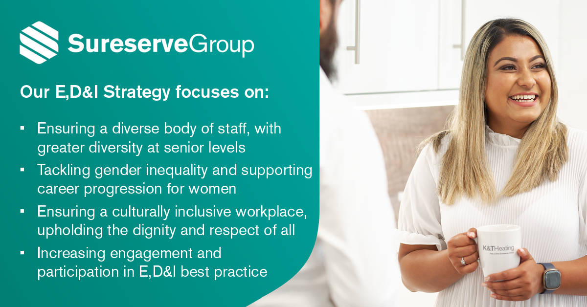 SureserveGroup's tweet image. Our Equality, Diversity &amp;amp; Inclusion Strategy identifies key issues towards implementing meaningful change in our businesses.

Read more about our E,D&amp;amp;I strategy here: sureservegroup.co.uk/plc/about/edi/…

#equalityintheworkplace #diversityandinclusion #strategyforchange #esgintegration