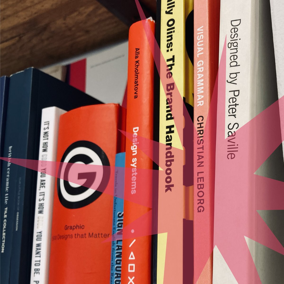 Don't mind us, just admiring our design bookshelf 👀📚 #WorldBookDay