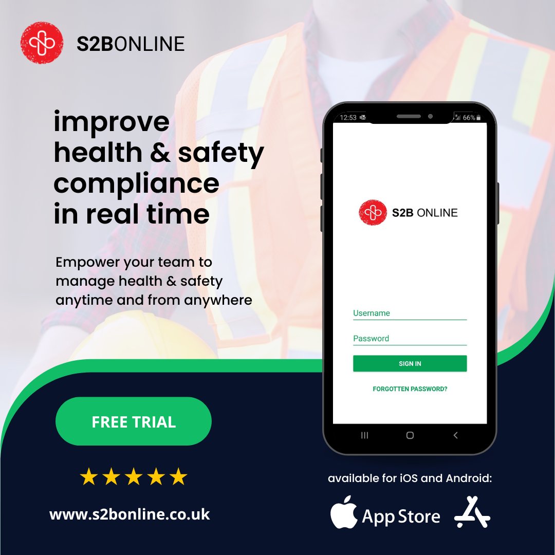 💡We are the only #healthandsafety software that offers hands-on experience.
You get the benefit of using the app but also getting premium access to our qualified consultants who will give you competent advice for all your H&amp;S matters.

s2bonline.co.uk

#safetyapp