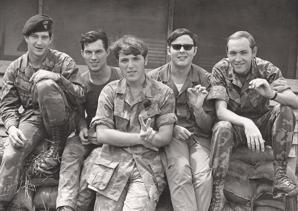 k_kinrade's tweet photo. Rob Purvis, on the far right, from Winnipeg served with the elite 75th Ranger Regiment in Vietnam in 69-70. He is now president of the Canadian Vietnam Veterans Association. #vietnamwar #usrangers #canadianmilitary https://t.co/CUDCaF3TDn