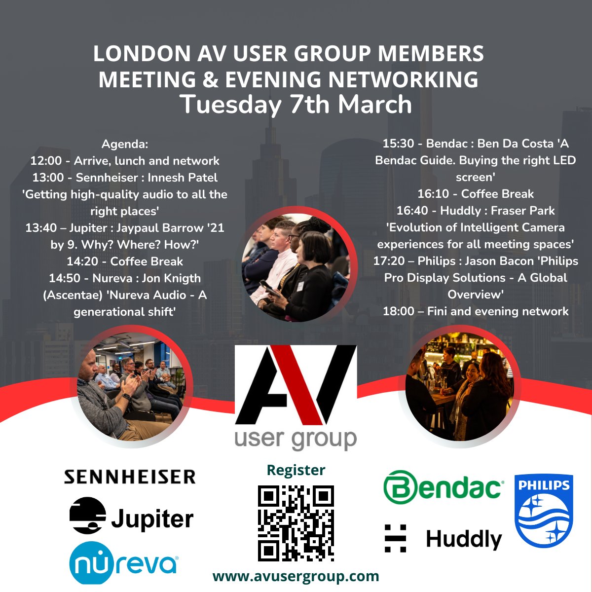 A reminder that our London Members Meeting is taking place on Tuesday next week. Register at avusergroup.com/events #avtweeps #audiovisual