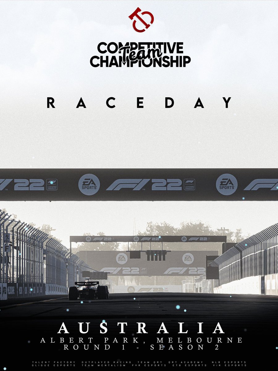 Competitive Team Championship (@ctchampionship) on Twitter photo R A C E D A Y
Season 2 starts tonight! 🔥
Join <a href="/SBS_MooreGames/">SBS_MooreGames🇮🇪🎙️</a> and @VRT_MateoGPA with Tier 1 from 8pm ⬇️
twitch.tv/ctchampionship
Join @NLR_AlexTheG with Tier 2 from 8pm ⬇️
youtube.com/@CTChampionship
#CompetitiveTeamChampionship R A C E D A Y
Season 2 starts tonight! 🔥
Join <a href="/SBS_MooreGames/">SBS_MooreGames🇮🇪🎙️</a> and @VRT_MateoGPA with Tier 1 from 8pm ⬇️
twitch.tv/ctchampionship
Join @NLR_AlexTheG with Tier 2 from 8pm ⬇️
youtube.com/@CTChampionship
#CompetitiveTeamChampionship