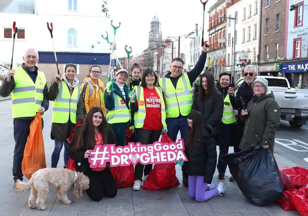 It's great to see the work going on in Drogheda with local business and community groups uniting to support the #LookingGoodDrogheda Initiative. We look forward to the town receiving a positive result in our next #litterleague survey.