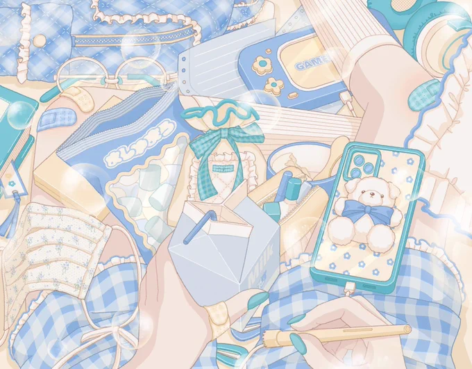 ㅤ ごちゃごちゃしたイラストって見てて落ち着くんだけど同じ人いる?ㅤ 