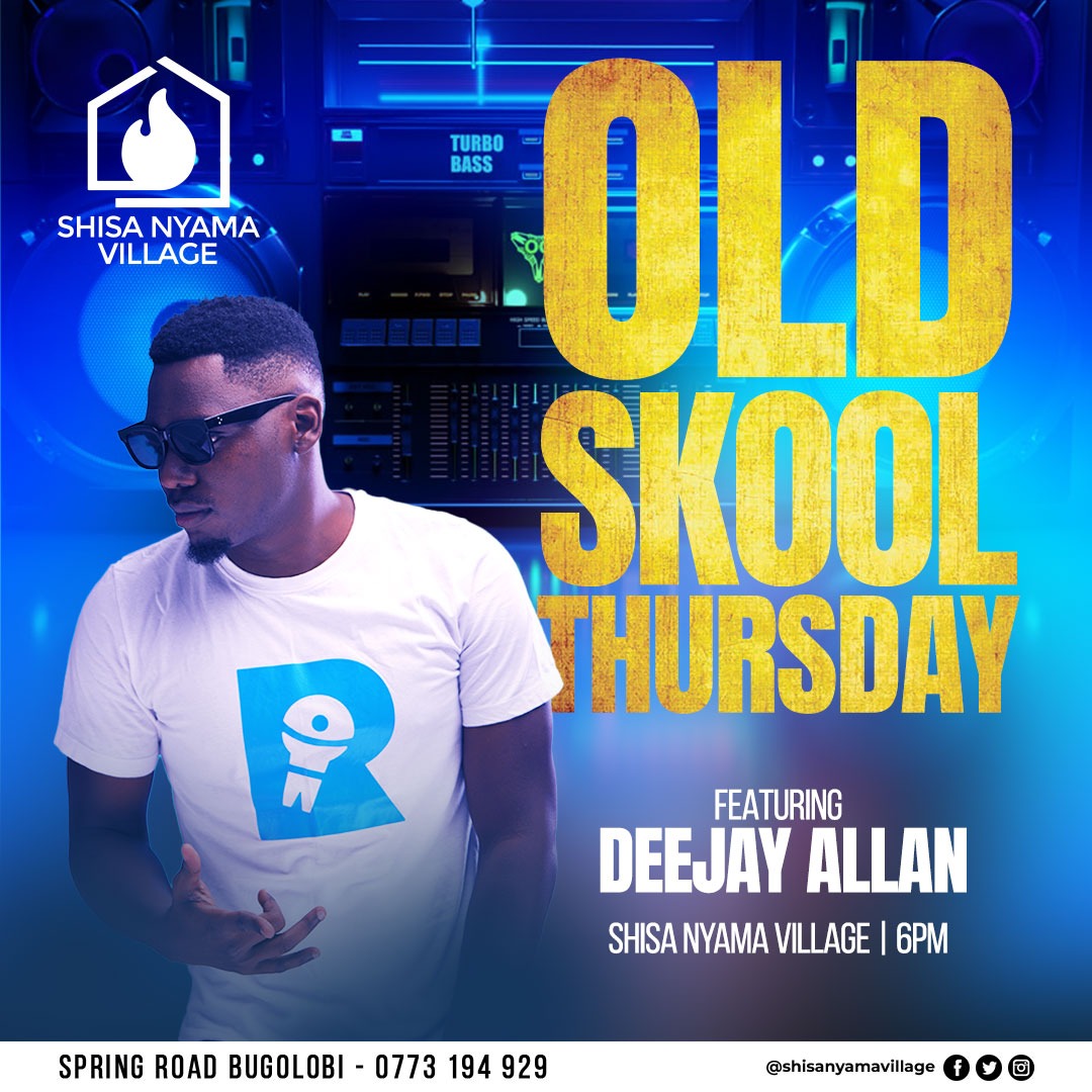 Get ready to groove to some old school beats with Deejay Allan tonight at Shisa Nyama Village! 🔥🔥

Come join us for an unforgettable Old Skool Thursday 🕺

See you there! 😃

#OldSkoolThursday