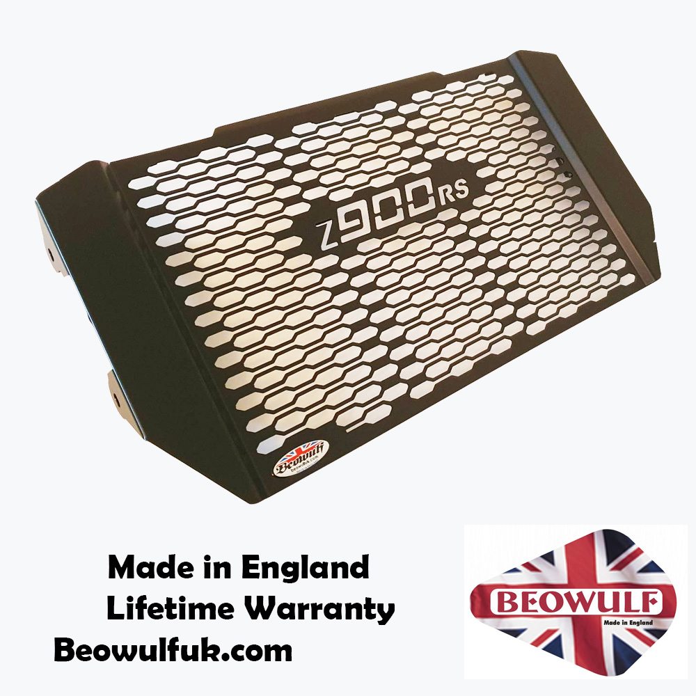 BeowulfUK's tweet photo. In response to popular demand - we have now made a radiator guard in black for the new Z900 RS - Available for NEXT DAY DELIVERY 😁😎
https://t.co/9gOE4kMlW6
#Z900RS #radiatorguard #motorcycle #heelkickplate #kawasaki #beowulfexhausts #nextdaydelivery https://t.co/5lEDGgRtwn