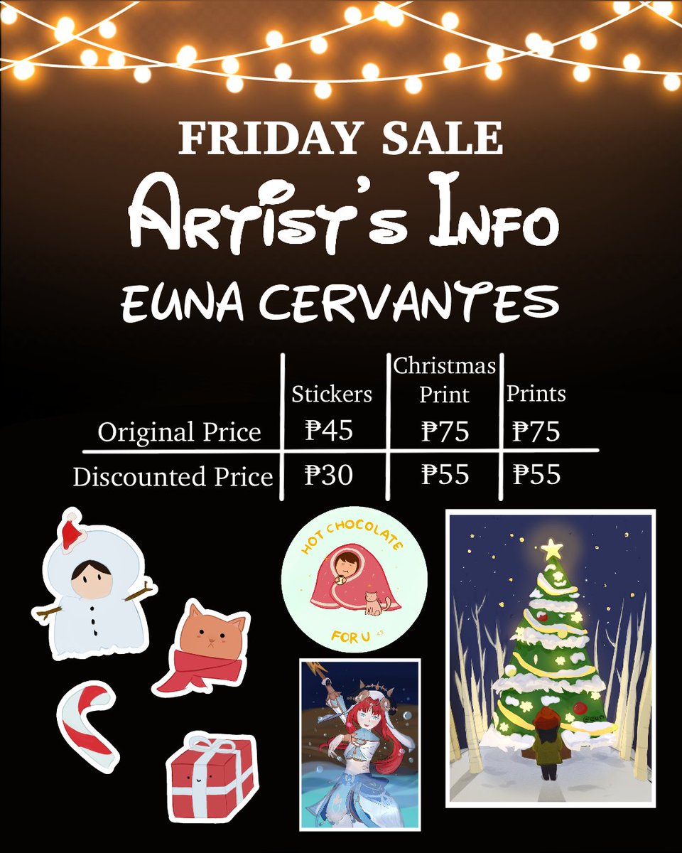 AD_SPCP's tweet image. It&apos;s not yet over! 🥳 

You have ONE more day to grab your products from Sl-A&amp;amp;D with all the items being 30% off! Don&apos;t forget... tomorrow is the last day of selling so ho ho ho! 🎅 Treat yourself with Sl-A&amp;amp;D&apos;s amazing products 

✒️: Jaina Stine