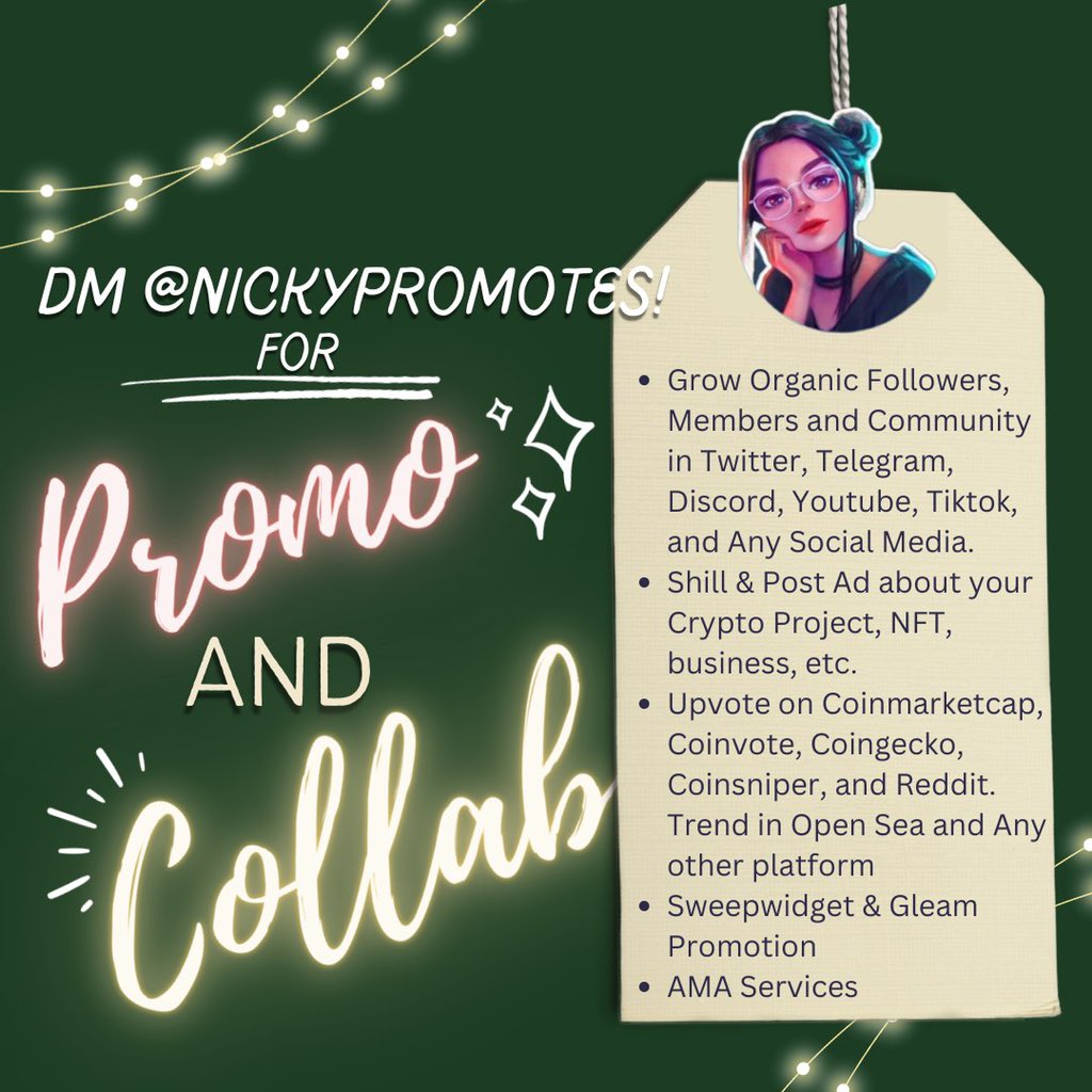 $20 | 296.000 IDR 

• RT, Like, Follow me (🔔) &amp; Comment <a href="/nickypromotes/">Nicky Crypto</a> 
______
#Crypto #ripple #Giveaways  #SolanaNFT #NFTGiveaways #NFT #Solana #TRX #Web3 #DeFi #Metaverse #GameFi #Bitcoin #Ethereum #Polygon #Doge #MATIC