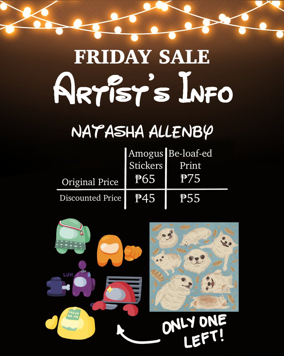 AD_SPCP's tweet image. It&apos;s not yet over! 🥳 

You have ONE more day to grab your products from Sl-A&amp;amp;D with all the items being 30% off! Don&apos;t forget... tomorrow is the last day of selling so ho ho ho! 🎅 Treat yourself with Sl-A&amp;amp;D&apos;s amazing products 

✒️: Jaina Stine