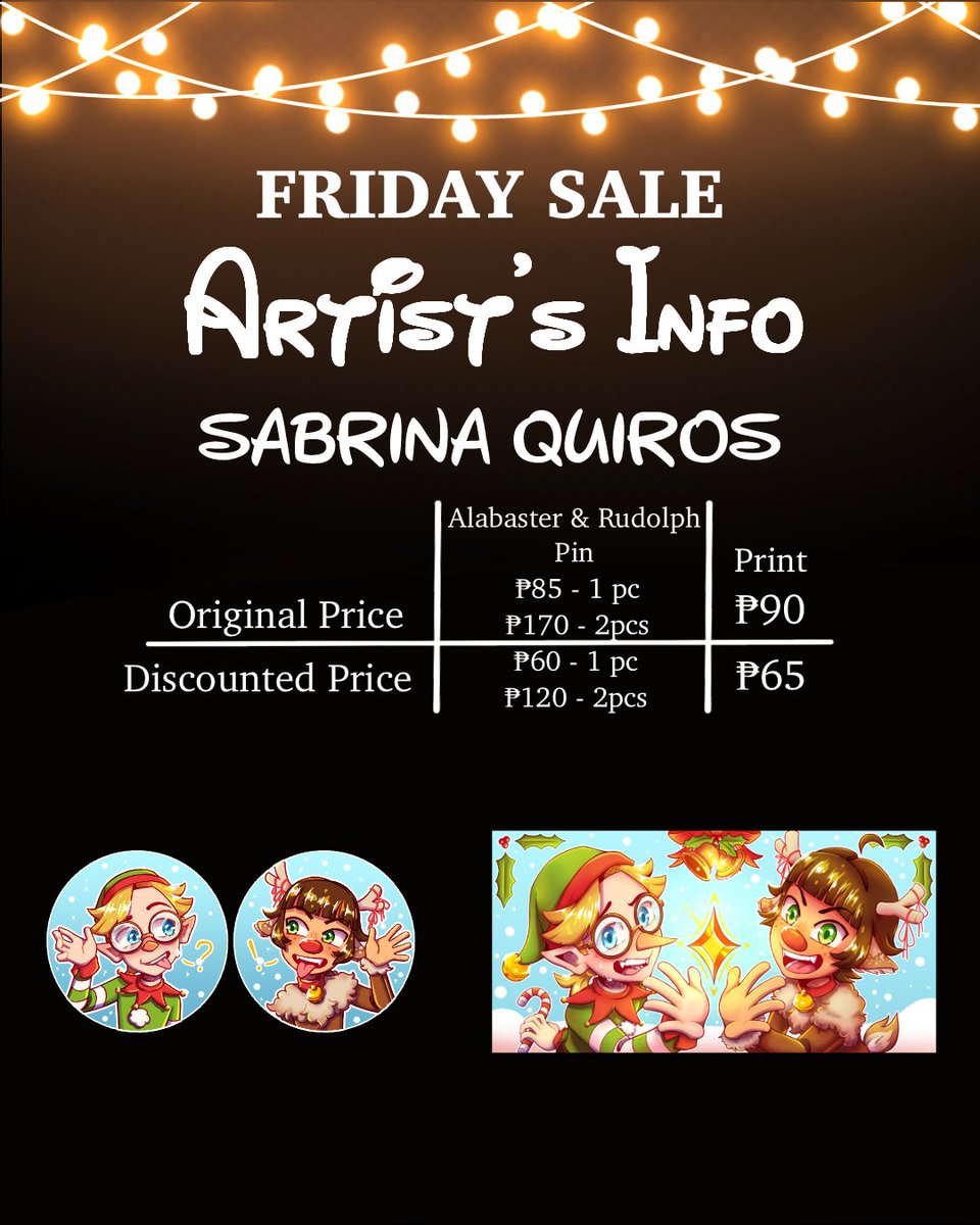 AD_SPCP's tweet image. It&apos;s not yet over! 🥳 

You have ONE more day to grab your products from Sl-A&amp;amp;D with all the items being 30% off! Don&apos;t forget... tomorrow is the last day of selling so ho ho ho! 🎅 Treat yourself with Sl-A&amp;amp;D&apos;s amazing products 

✒️: Jaina Stine