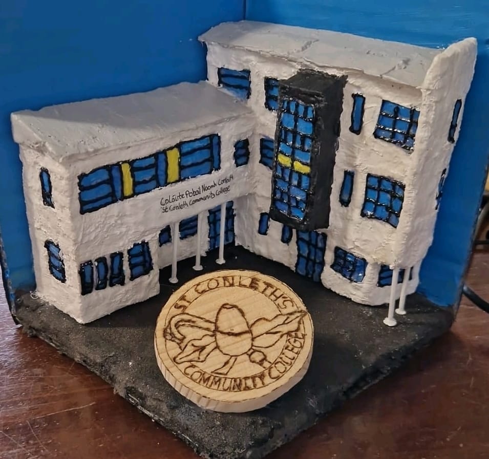 Well Done to Victoria in 3G for creating this wonderful model of our school for the 'My ETB' creative multimedia competition and to celebrate ETB week. #excellenceineducation #community #etbweek <a href="/KWETB/">Kildare Wicklow ETB</a> <a href="/ETBIreland/">ETBI</a> #ETBDay