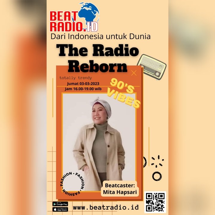 Heeey anak2 90's yg kangen dengerin lagu2 90's merapat yuks besok di beatradio.id , Jumat jam 4-7 malem di acara #TheRadioReborn
Jangan lupa download juga aplikasi <a href="/BeatRadioID/">Beat Radio Indonesia</a> di <a href="/AppStore/">App Store</a> or <a href="/GooglePlay/">Google Play</a> 😊 #siaranradio