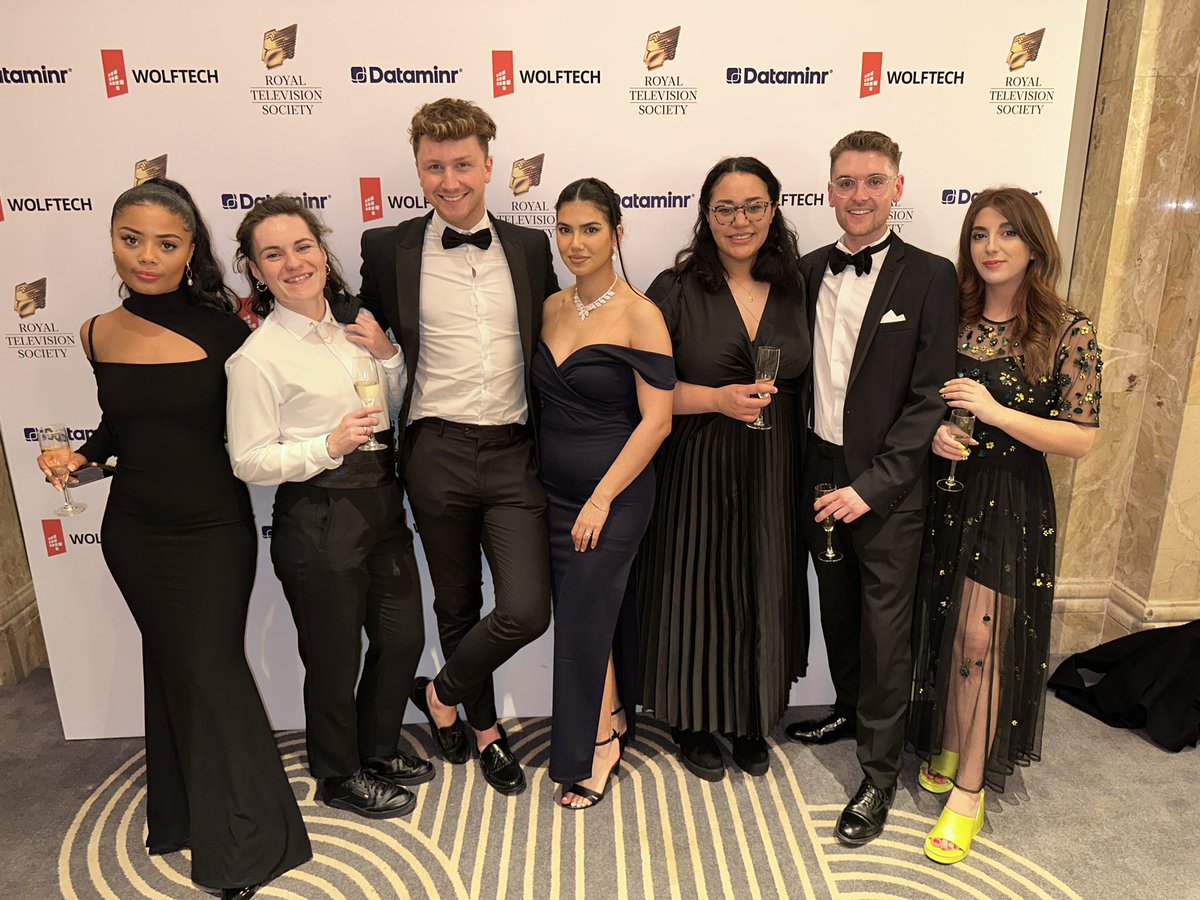 georgehancorn's tweet image. My first @RTS_media awards and got to celebrate with the best people - our amazing @itvnews Here’s the Story team 🥳