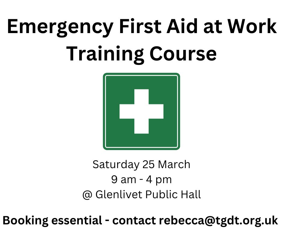 Emergency First Aid at Work Training Course 📢 - mailchi.mp/41cd1afb0882/e…