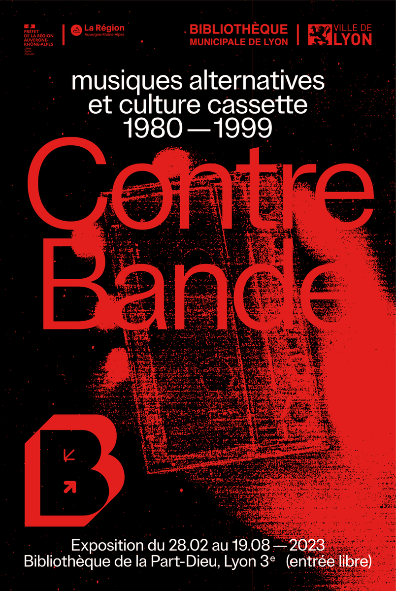 BibLyon's tweet photo. #exposition #bmlyon #Partdieu espace Patrimoine jusqu'au 19/08
Rendez-vous à la bibliothèque de la Part-Dieu pour découvrir Contre-bande, musiques alternatives et culture cassette en Auvergne-Rhône-Alpes 1980-1999 https://t.co/fKF5lWDVwI