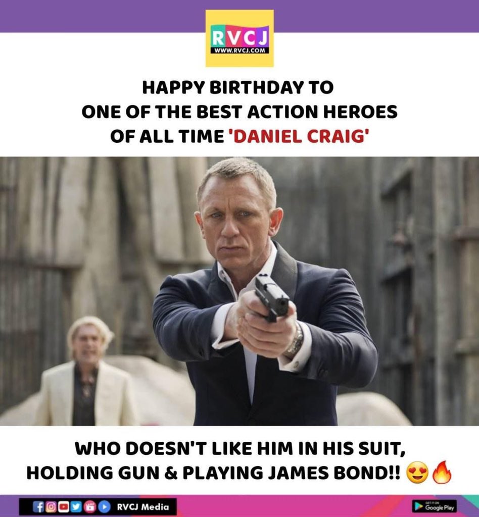 Happy Birthday Daniel Craig!     