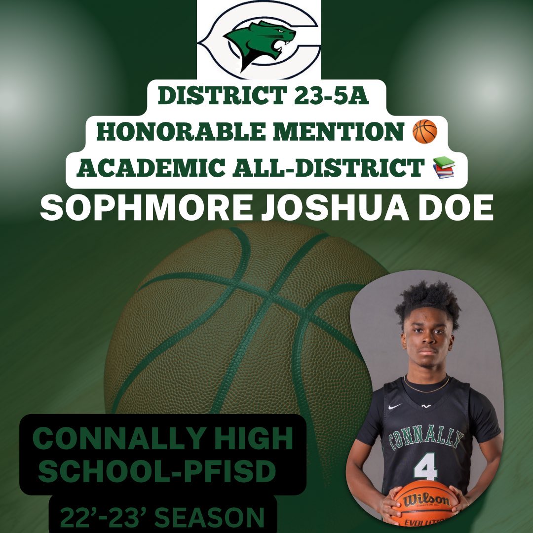 Played a huge role for us. 1st year on varsity. Great job Josh!