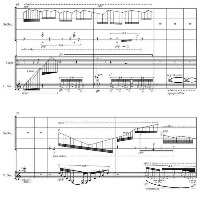 flashingdevice's tweet photo. New work 'Calanchi' - Music Current Commission Award @DublinSoundLab - for piano (Izumi Kimura) and electric guitar (Shane Latimer). Can't wait to be in Dublin at the festival.
Full programme →
https://t.co/2Fgo4C2GoK

#MusicCurrent 
#ContemporaryMusic
@projectarts https://t.co/cIRuO2INBs