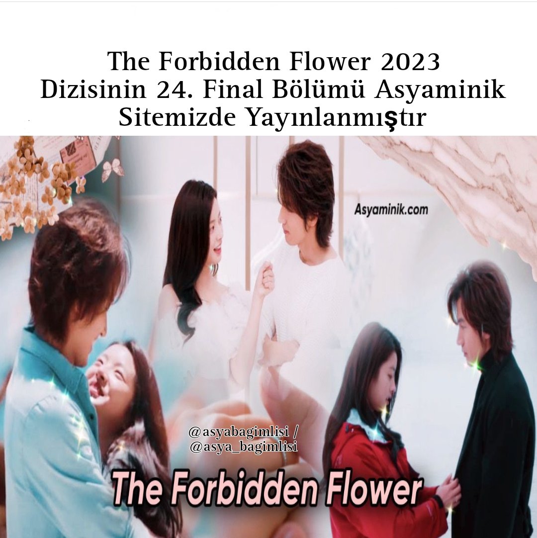 The Forbidden Flower 2023 Dizisinin 24. Final Bölümü Asyaminik sitemizde yayınlanmıştır. Başka Dizilerde görüşmek dileğiyle. 

#JerryYan #JerryYan言承旭 #TheForbiddenFlower #XuRuoHan #asian #cindizileri #korean