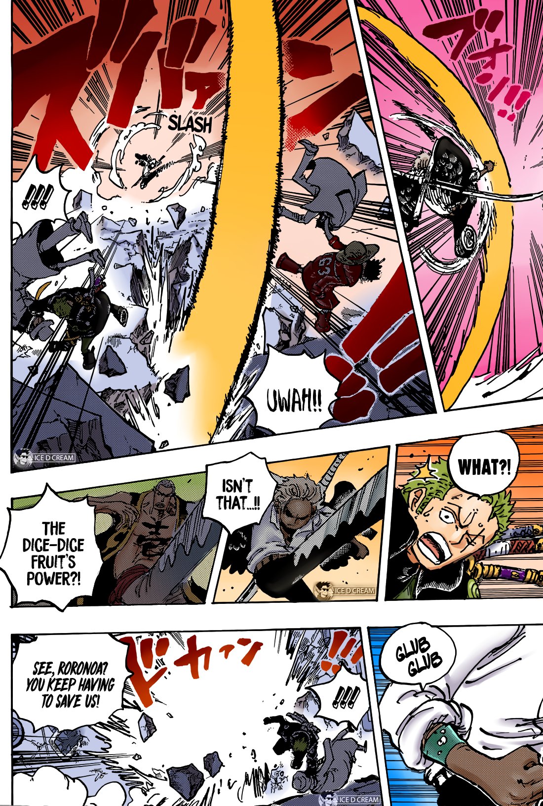 One Piece Chapter 1058. Colored (Ice D. Cream)