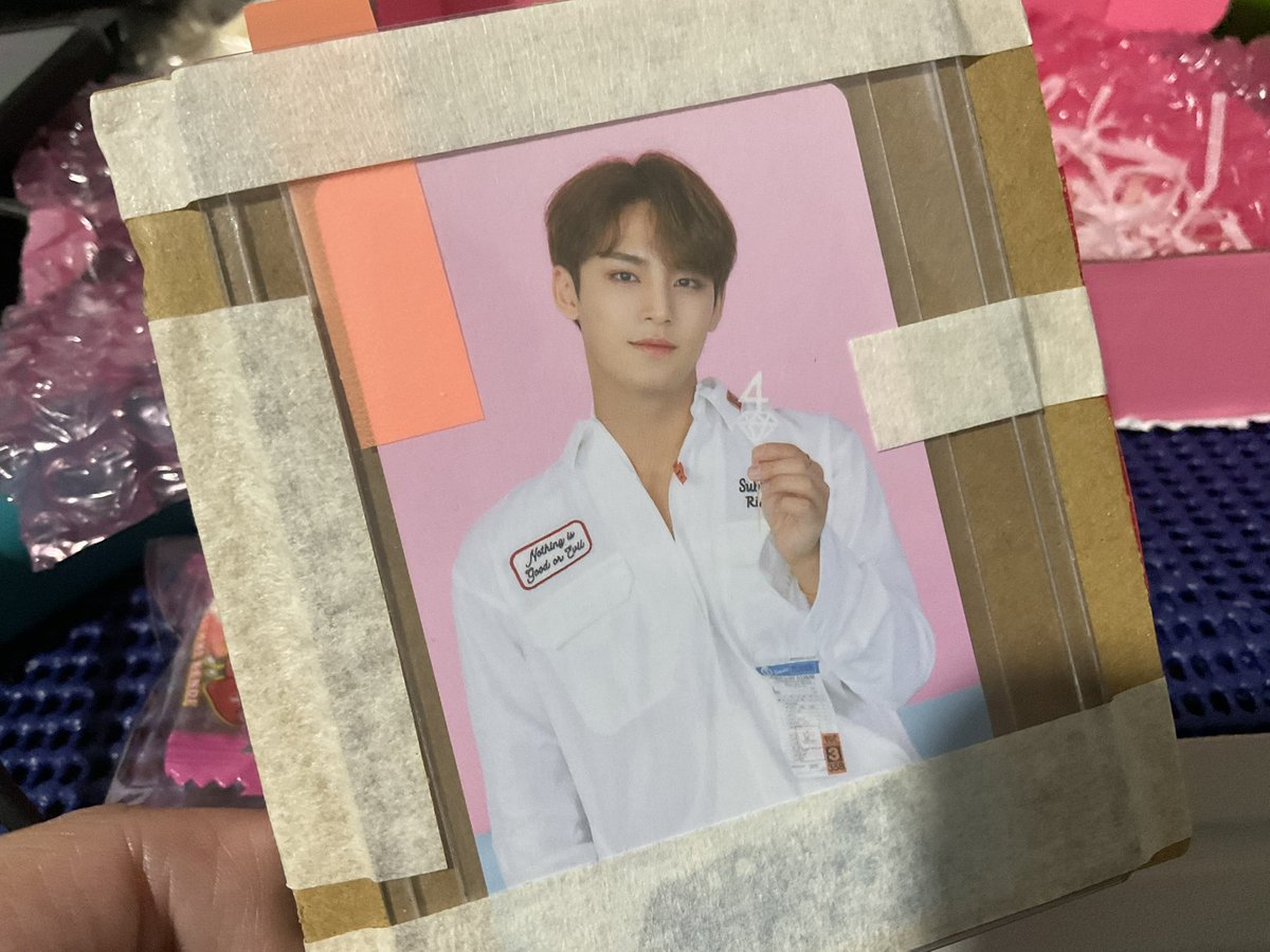 #pssbuys (free claim)
thank you @lovessichenggg for this mingyu pc hihi. It arrived well po and sill sure take care of it 🥰 #thankssichenggg