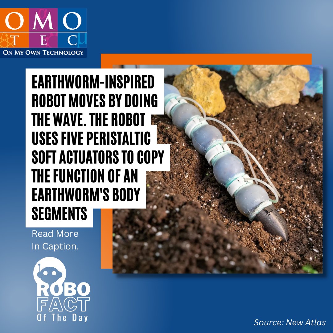 OMOTECHINDIA's tweet image. Led by Prof. Barbara Mazzolai, a team of scientists at Istituto Italiano di Tecnologia (the Italian Institute of Technology) set out to reproduce that mechanism in a robot.

Source: New Atlas

#robofact #didyouknow #WorkOfFuture #onlinecourses #artificialintelligence #edtech