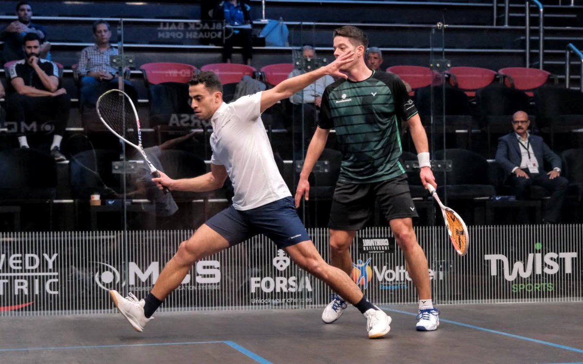 PSA Squash Tour (@psasquashtour) on Twitter photo Result: <a href="/BlackBallSquash/">Black Ball Squash</a> Open Men's RD1
🇪🇬 <a href="/FaresDessouky/">Fares Dessouky</a> bt <a href="/raphkandra/">Raphael Kandra</a> 🇩🇪 3-1: 14-12, 11-8, 10-12, 11-6 (60m)
#BlackBallSquashOpen Result: <a href="/BlackBallSquash/">Black Ball Squash</a> Open Men's RD1
🇪🇬 <a href="/FaresDessouky/">Fares Dessouky</a> bt <a href="/raphkandra/">Raphael Kandra</a> 🇩🇪 3-1: 14-12, 11-8, 10-12, 11-6 (60m)
#BlackBallSquashOpen