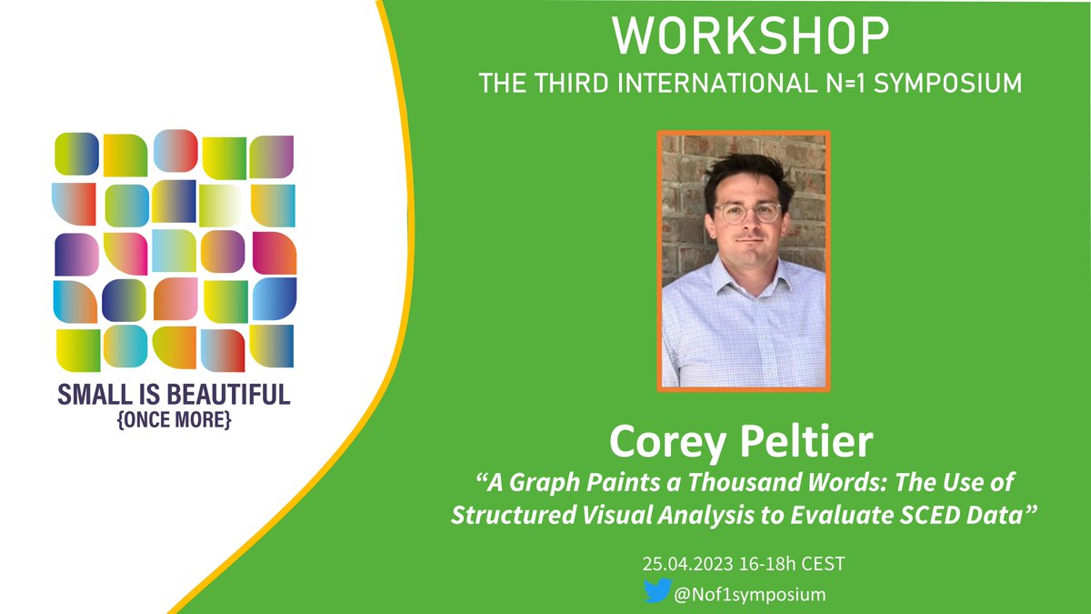 Nof1symposium's tweet image. 🚨WORKSHOP ALERT

@CoreyJPeltier will provide an encompassing overview on the use of structured visual analysis to evaluate #SCED data, including selecting, transparently reporting, and using the different approaches.

Link in the bio for more information and to register!